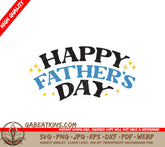 Happy Fathers Day SVG Design SVG